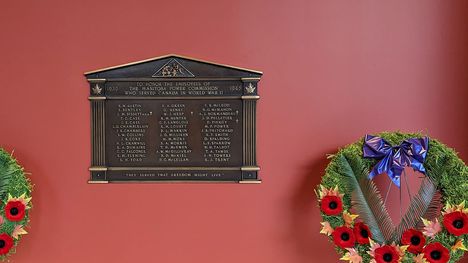 WWII memorial for Manitoba Power Commission employees installed