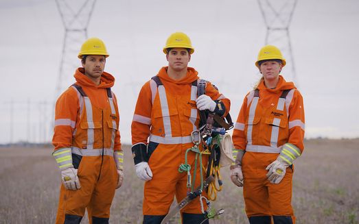 Thumbnail for video: “Do you have what it takes to be a power line technician?”.